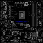 Asus TUF GAMING B760M-BTF WIFI Rev 1.01 BoardView (.CAD).png